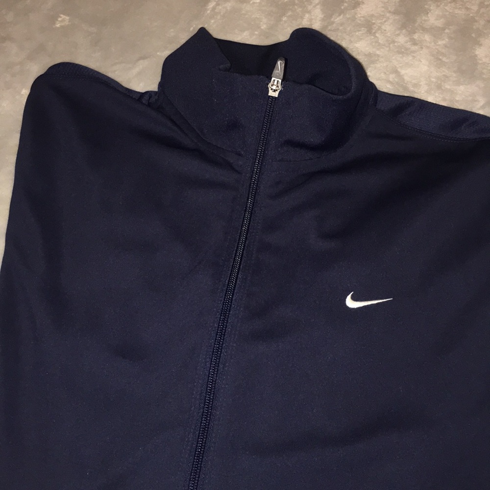 Nike Long sleeve light jacket size xl navy blue